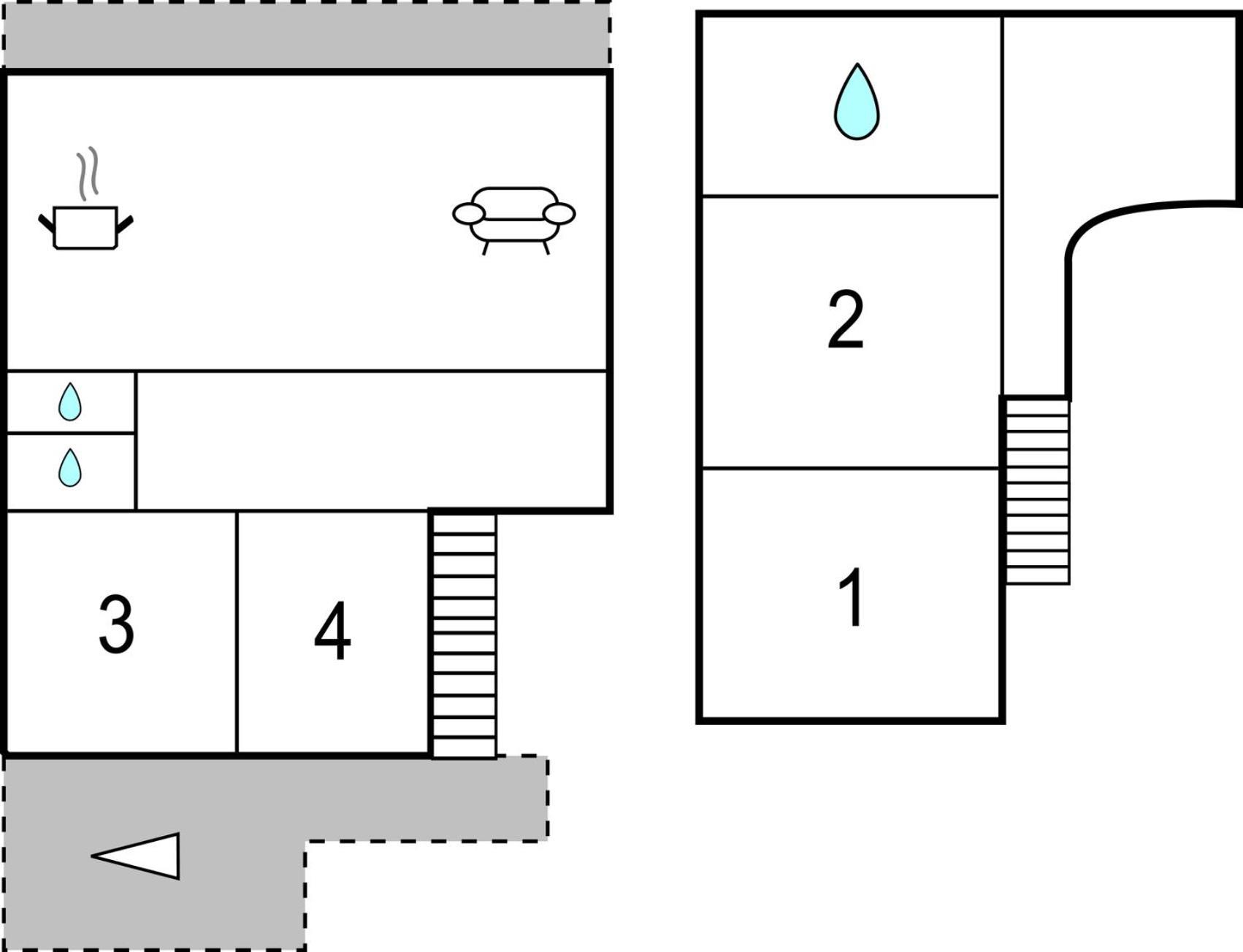 Lovely Apartment In Makarska With Kitchenette Eksteriør billede